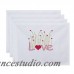 The Holiday Aisle Valentine's Day Placemat HLDY6014